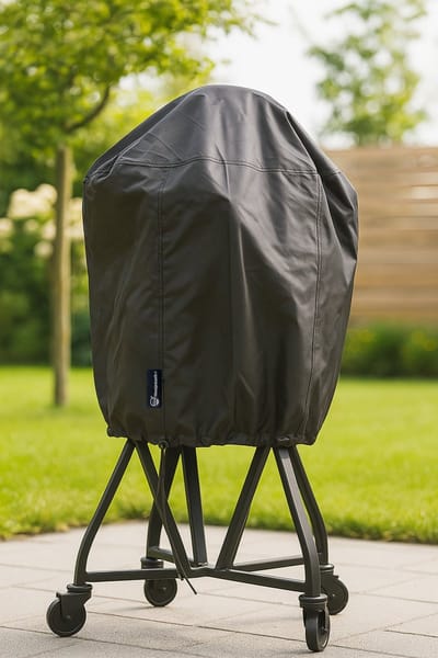 CUHOC RED BBQ hoes rond - 70x80 cm - Barbecue hoes - afdekhoes ronde bbq Geschikt voor o.a. Kamado, Big Green Egg, Grill Guru, The Bastard, Patton, Weber, bbq hoes rond,bbq hoes rond,bbq hoes waterdicht