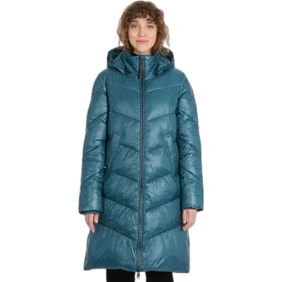 Ragwear Rebelka Shiny Ocean Green Winterjas Dames