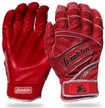 Franklin Honkbal/Softbal Slaghandschoenen Volwassenen| Maat S Kleur Red