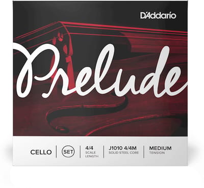 D'Addario J1010 4/4M Prelude Cello Snaren 4/4e Cello - Medium Spanning