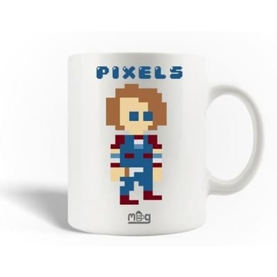 Mug en Céramique - Chucky Doll - 30cl - Blanc - Compatible Lave-Vaisselle - Rond