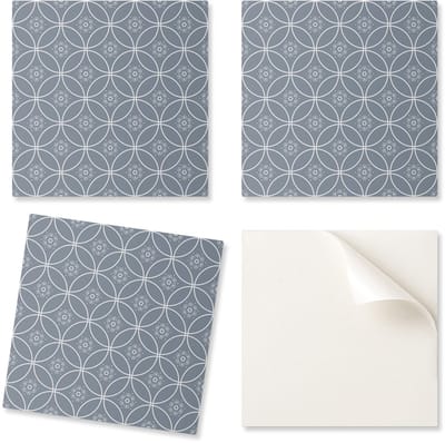 Zelfklevende vinyltegels, perfect voor moderne interieurs, met bloemenmotief, 20x20x20 cm