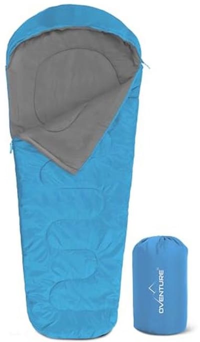 Warm Comfortabele Mummyslaapzak 230x80 cm | Ideaal voor Kamperen, Logeren & Reizen | Waterafstotend | Temperatuur 5°C - 8°C