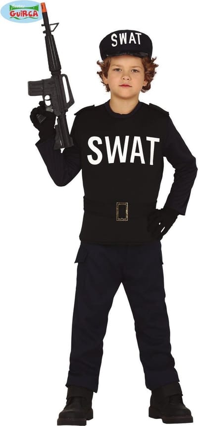 Fiestas Guirca - SWAT child (5-6 jaar) - Carnavalskleding - Carnaval - carnavalskleding 2027 - Carnaval kostuum