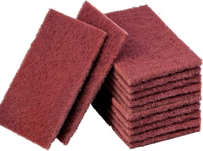 Zware Schuurpads voor Keuken en Huishouden - Schrobpads voor Roest, Vlekken en Ontkalken - Ideaal voor Loodgieters en Solderen, 10 Stuks