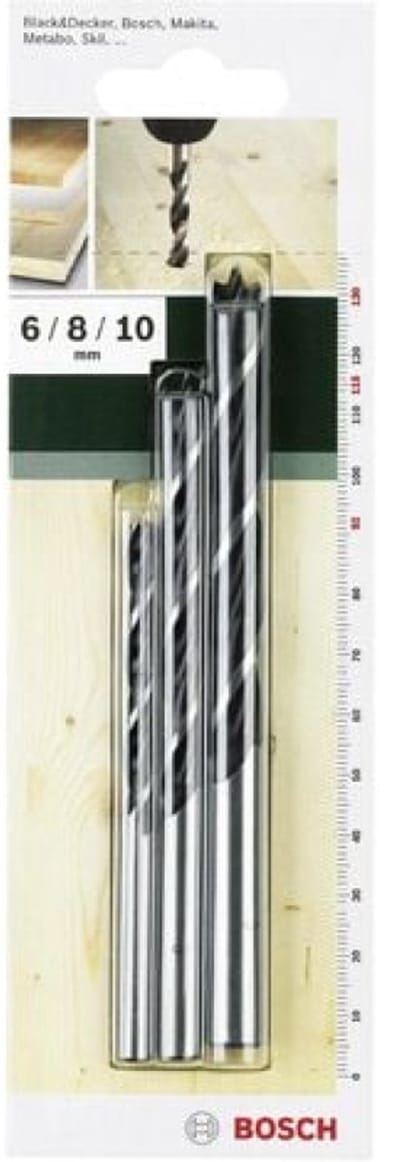 Bosch houtboren set -  6,8,10 mm