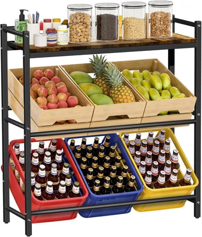 Robuuste en veelzijdige crate rack voor opslag en organisatie van dozen en materialen