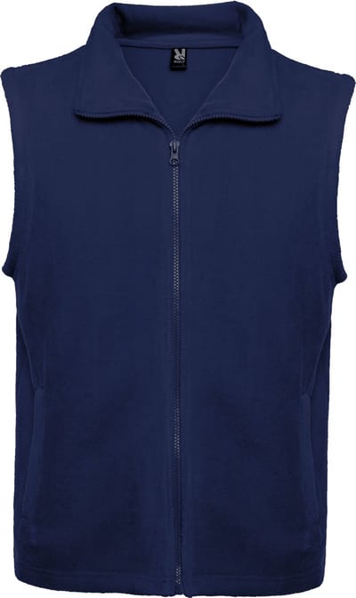 Donker Blauwe fleece bodywarmer model Bellagio merk Roly maat M