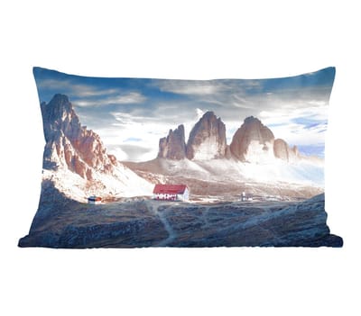 Sierkussens - Kussentjes Woonkamer - 50x30 cm - Huis - Bergen - Landschap