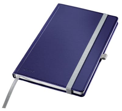 Notitieboek leitz style a5 lijn 160 pagina's blauw | 5 stuks
