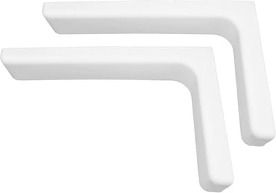 Plankdragers Set - Steunen Consoles - Wandmontage Planken - Haakse Bevestiging - 180x115x35mm - Wit