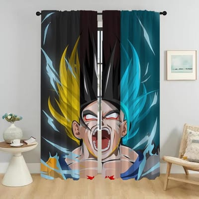 Gordijnen voor Woonkamer Gordijn Draak Verduisterende Gordijnen 2 Stuks Halloween Decoratie Scheidingswand Tule voor Slaapkamer Shades Kind W50xH70cmx2pcs-CL