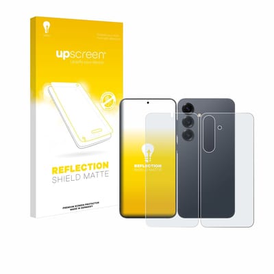 upscreen - Screenprotector voor Samsung Galaxy S25 Plus (Voor+Achter) - Folie Beschermfolie anti glare matte