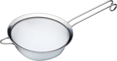 MasterClass Roestvrij stalen fijnmazige zeef - 18 cm (7") zilver