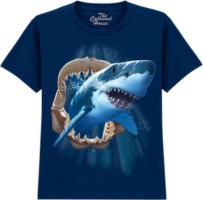KIDS Haai Shark Jaw The Coloured House KIDS T-shirt XL