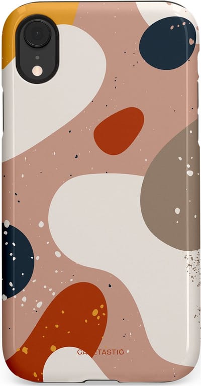 Casetastic Hoesje Geschikt voor Apple iPhone Xr - Stijlvolle Beschermende Duo-layer Case - Terravibe