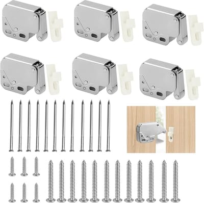 6 Stuks Deur Druksluiting Mechanische Veerclips voor Kasten, Laden en Meubels