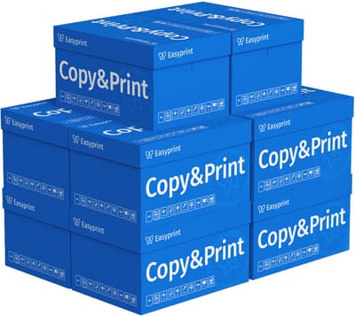 NIEUW: Easyprint Printerpapier Kopieerpapier 50000 Vel 100 x 500 A4 Premium Extra Wit CIE 160 Testwinnaar PEFC-gecertificeerd