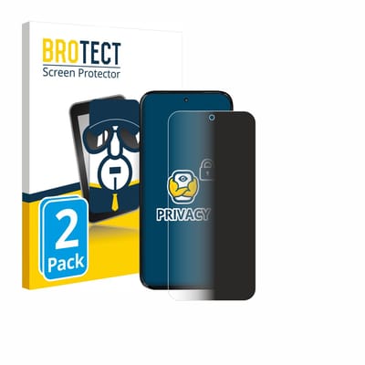 BROTECT - privacy screenprotector voor Motorola Moto G77 / G67 - Folie Beschermfolie Blauwlichtfilter 2 Stuks