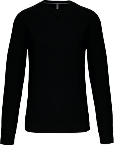 Unisex Sweater met ronde hals merk Kariban Zwart - S