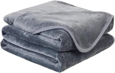 Elektrische Deken - Verwarmde Plaid - Warmte en Comfort - 10 Temperatuurstanden - 160 x 130 cm - Donkergrijs