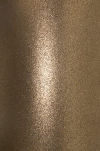 Netuno - bruin metallic papier - A4 - 21 x 29,7 cm - 20 vellen - 250 gram - Aster Metallic Club Gold