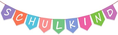 Dailygoody - Decoratie voor de eerste schooldag - Kleurrijke versiering - Perfect voor jongens en meisjes - Slinger en ballonnen - Inclusief snoepzakk...