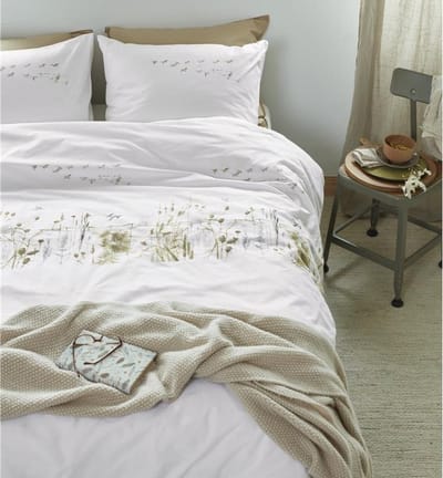 Marjolein Bastin Winterly dekbedovertrek - Eenpersoons - 140x200/220 - Naturel