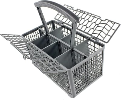 Bestekmand - Bestekkorf - Vaatwasser Onderdeel - Afneembaar Handvat - 235 x 242 x 151 - Grijs