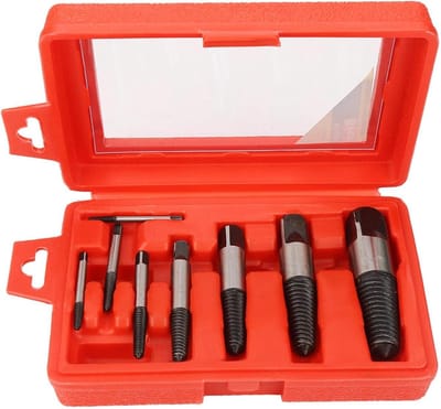 Schroef Extractors Set - Beschadigde Schroef Verwijderaar - Reparaties Uitvoeren - Chroom Vanadium Staal - 8 Stuks