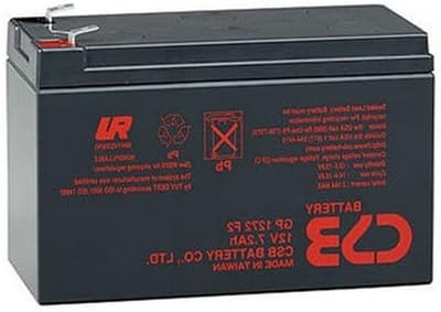 Oplaadbare Loodaccu - Reserve Batterij - Noodstroom Toepassen - Onderhoudsvrij Ontwerp - 151 x 94 x 64 mm - Zwart