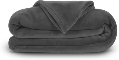 Luxe Plaid met Mouwen 130x180 cm - Warme TV Deken voor Volwassenen en Kinderen in Antraciet