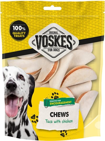 Voskes Hondensnacks Taco met Kip - 400 gr