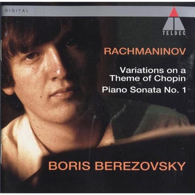 CD SERGEI VASILYEVICH RACHMANINOFF - B - Variaties op een thema van Chopin ? P 4509908902 Teldec 1994 Duitsland Klassiek Gebruikt
