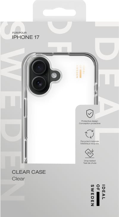 iDeal of Sweden Clear Case Entry geschikt voor iPhone 17 Clear