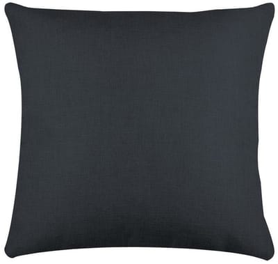 Stof Textile sierkussen Bea - antraciet - 50 x 50 cm - bank kussens - zitkussens - binnen/buiten - polyester