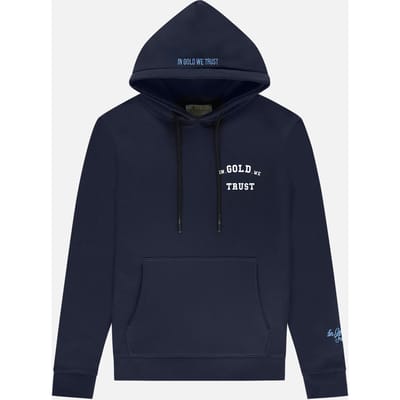In Gold We Trust The Notorious Navy Größe: XL | Kaputzenpullis Outlet | Unisex | Blau