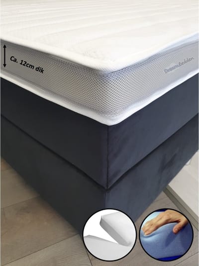 Splitopper 140x200 - HR60 Koudschuim - Prestige Aegis - Anti Allergie - Flexibel & Ondersteunend - Ca. 12cm dik