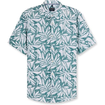 OLYMP Casual Overhemd, Regular Fit, Kent, Smaragdgroen