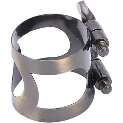 Saxofoon Bindsel Mondstuk Bevestiger Sax Metaal Klem Muziekinstrument Accessoires Alto Antiek blauw