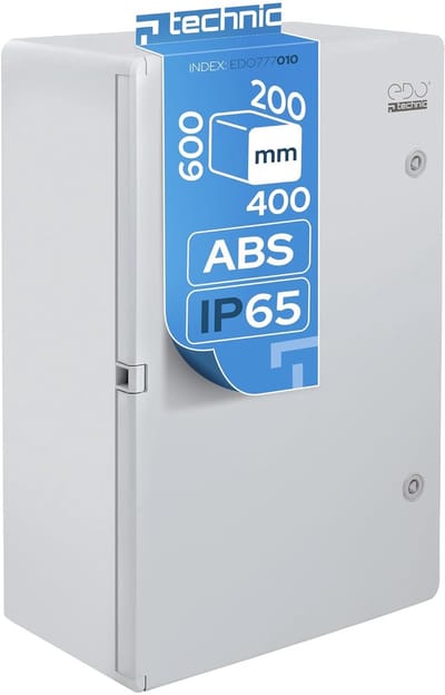 Waterproof Elektrische Behuizing - Stroomverdeler Kast - Buiten Installaties - Slagvast IK10 - 400x600x200mm - Grijs