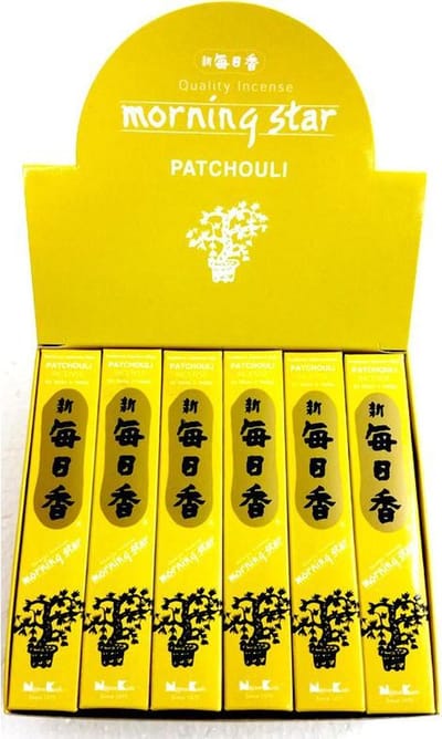 Nippon Kodo Morning Star - Patchouli - Japanse wierook - 12-pack