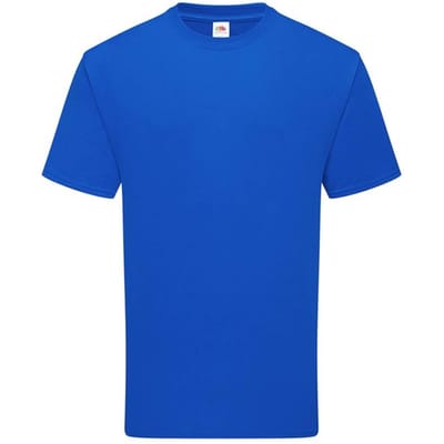 Fruit of the Loom Katoenen uniseks T-shirt voor volwassenen (Koningsblauw)