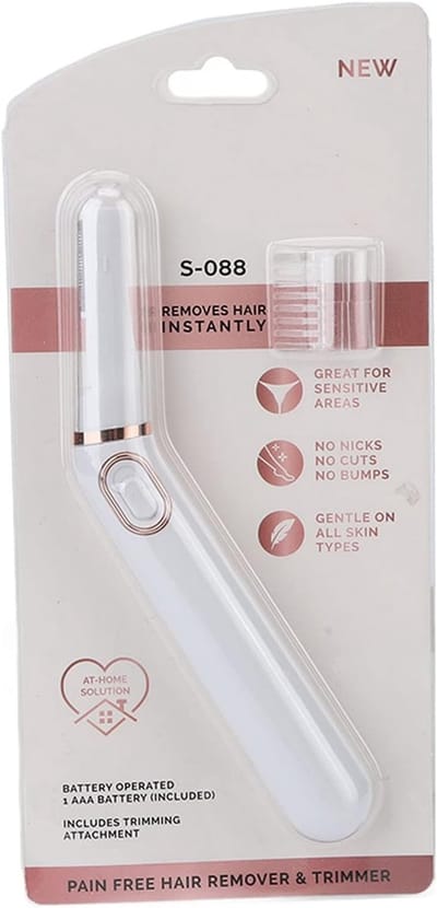 Draadloze Elektrische Bikini Trimmer voor Vrouwen met LED Licht en Kam