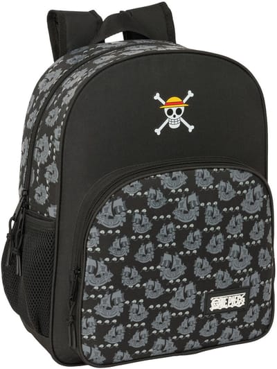 Schoolrugzak One Piece Pirates Zwart 32 x 38 x 12 cm