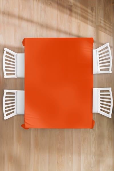 Tafelkleed - Tafellaken - 130x170 cm - Sienna - Aarde - Kleuren - Effen - Binnen en Buiten
