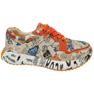 Laura Vita Burton 127 Dames Sneakers - Oranje - 36