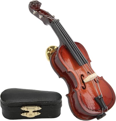 Elegante Cello Broche met Opbergdoos - Mini Muzikaal Instrument Model Badge voor Kledingdecoratie, Perfect Cadeau voor Muziekliefhebbers