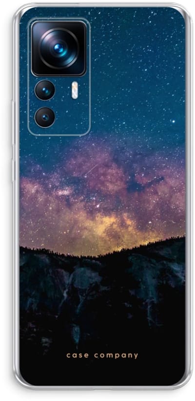 Case Company® - Hoesje geschikt voor Xiaomi 12T hoesje - Travel to space - Soft Cover Telefoonhoesje - Bescherming aan alle Kanten en Schermrand