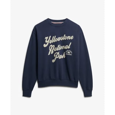 Superdry - Lo-fi Outdoor sweatshirt met losse pasvorm - Dames - Truien